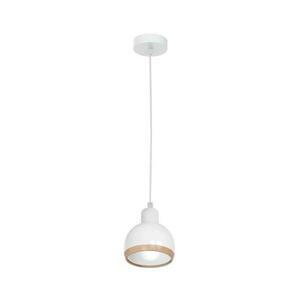 Csillár zsinóron OVAL 1xE27/60W/230V fehér kép