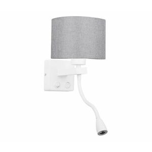 LED Fali lámpa POLO 1xE27/40W+LED/2W 230V fehér kép