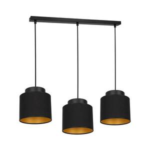 Csillár zsinóron FRODI 3xE27/60W/230V fekete kép