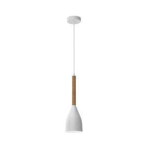 Csillár zsinóron MUZA NEW 1xE27/60W/230V fehér kép