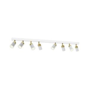 Spotlámpa RENO 8xGU10/8W/230V fehér/arany kép