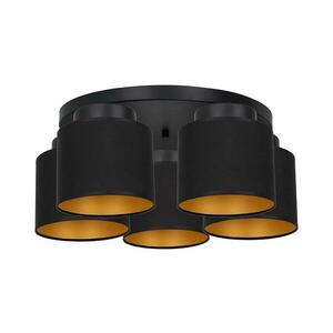 Felületre szerelhető csillár FRODI 5xE27/60W/230V fekete kép