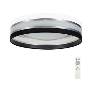 LED Dimmelhető mennyezeti lámpa SMART CORAL LED/24W/230V fekete/fehér + távirányító kép