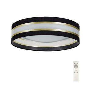 LED Dimmelhető mennyezeti lámpa SMART CORAL GOLD LED/24W/230V fekete/arany + távirányító kép