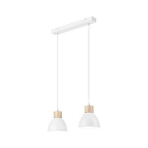 Csillár zsinóron NICO 2xE27/60W/230V fehér kép