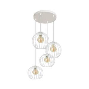 Csillár zsinóron MERCURE 4xE27/15W/230V fehér kép