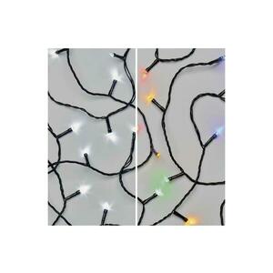 LED Karácsonyi kültéri lánc 100xLED/8 mód 15m IP44 hideg fehér/többszínű kép