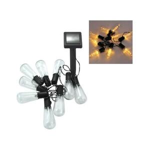 LED Napelemes lánc EDISON 10xLED/1, 2V 300 mAh 3, 8 m IP44 kép