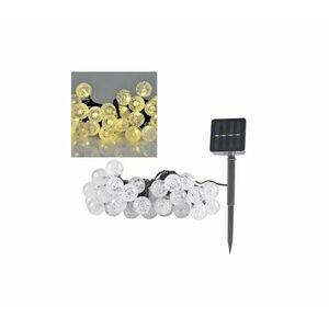 LED Napelemes lánc 30xLED/8 funkció 300 mAh 4, 9m IP44 meleg fehér kép