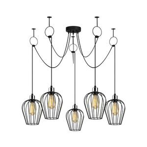 Csillár zsinóron TEL 5xE27/40W/230V pók kép