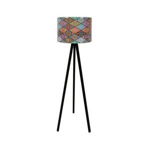 Állólámpa AYD 1xE27/60W/230V többszínű/fekete kép