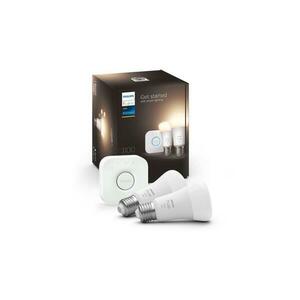 Philips Kezdőkészlet Philips Hue WHITE 2xE27/9, 5W 2700K + összekötő eszköz kép
