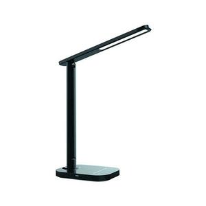 LED Dimmelhető érintős asztali lámpa USB konnektorral KIARA LED/7W/230V fekete kép