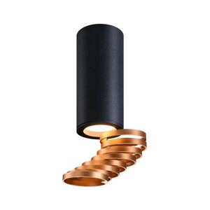 Spotlámpa TUBA 1xGU10/15W/230V fekete/réz kép
