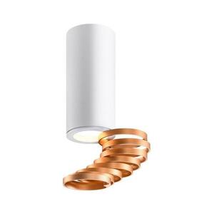 Spotlámpa TUBA 1xGU10/15W/230V fehér/réz kép