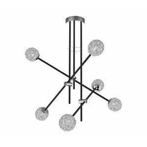 Csillár rúdon PAKSOS 6xG9/5W/230V fekete kép