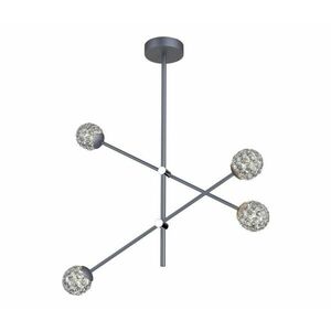 Csillár rúdon PAKSOS 4xG9/5W/230V szürke kép