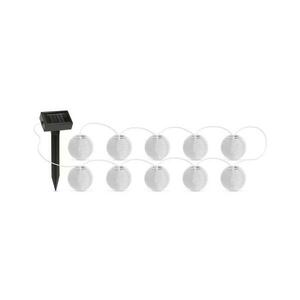 LED Napelemes lánc 10xLED/1, 2V 300mAh 3, 7m IP44 hideg fehér kép