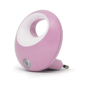 LED Aljzatos tájoló lámpa érzékelővel LED/1W/230V rózsaszín kép