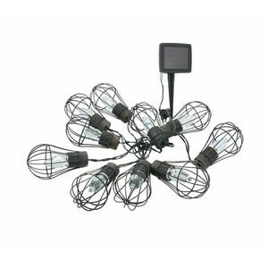 LED Napelemes kültér lánc 10xLED/1, 2V 300 mAh 3, 8 m IP44 kép