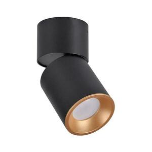 Spotlámpa NIXA 1xGU10/10W/230V fekete/arany kép