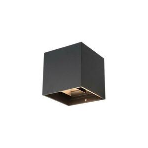 LED kültéri fali lámpa RIKO 2xLED / 4W / 230V fekete IP44 kép