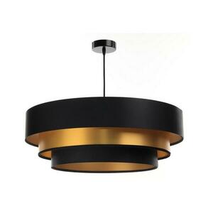 Csillár zsinóron TRINITI 1xE27/60W/230V fekete/arany kép