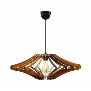 Csillár zsinóron 1xE27/60W/230V barna átm. 59 cm kép