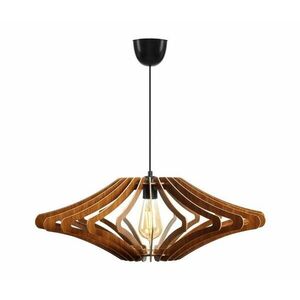 Csillár zsinóron 1xE27/60W/230V barna átm. 47 cm kép