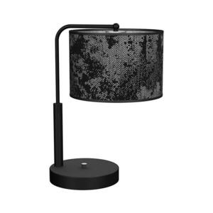 Asztali lámpa SATINO 1xE27/60W/230V fekete/szürke kép