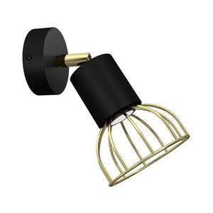 Fali spotlámpa DANTE 1xGU10/25W/230V fekete/arany kép
