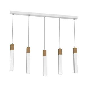 Csillár zsinóron SOLO 5xGU10/MR11/40W/230V fehér kép