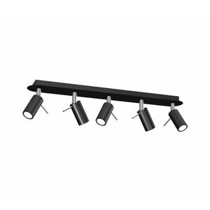 Spotlámpa PRESTON 5xGU10/40W/230V fekete kép