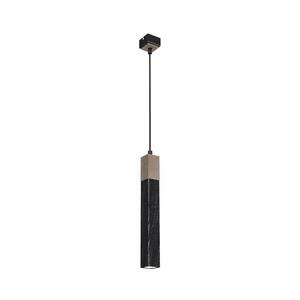 Csillár zsinóron SOLO 1xGU10/MR11/40W/230V fekete kép