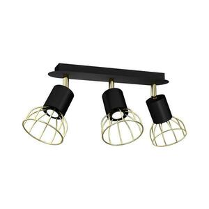Spotlámpa DANTE 3xGU10/25W/230V fekete/arany kép