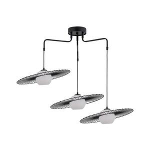 Csillár zsinóron SOL 3xE27/60W/230V fekete kép