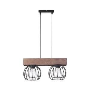 Csillár zsinóron MILAN 2xE27/60W/230V fa kép