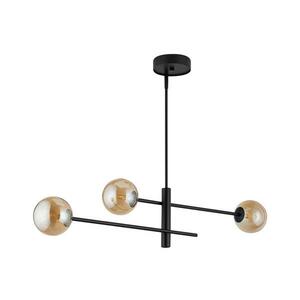 Csillár rúdon ORO 3xG9/12W/230V fekete/arany kép