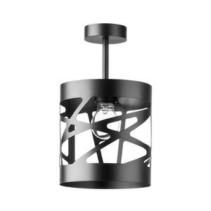 Csillár rúdon MODUL FREZ 1xE27/60W/230V á. 17, 5 cm fekete kép
