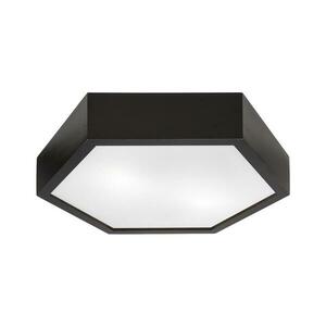 Mennyezeti lámpa HEX 2xE27/60W/230V átm. 43 cm fenyő wenge kép