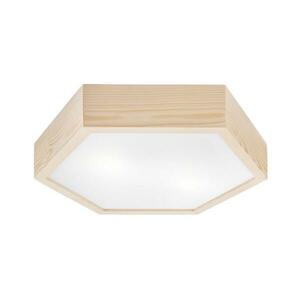 Mennyezeti lámpa HEX NATURAL 2xE27/60W/230V á. 43 cm fenyő kép