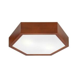 Mennyezeti lámpa HEX 2xE27/60W/230V á. 43 cm fenyő barna kép