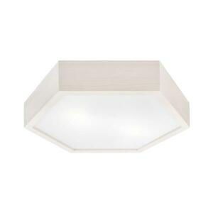 Mennyezeti lámpa HEX 2xE27/60W/230V á. 43 cm fenyő fehér kép