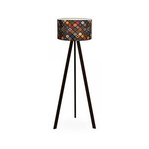 Állólámpa AYD 1xE27/60W/230V többszínű/barna kép