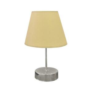 Asztali lámpa 1xE27/60W/230V bézs/fényezett króm kép