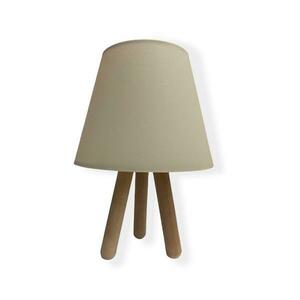 Asztali lámpa WOOD 1xE27/60W/230V bézs kép