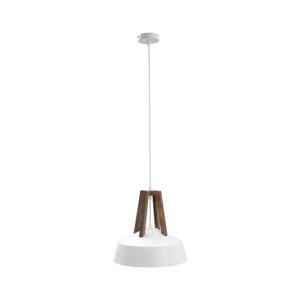 Csillár zsinóron TRIXI 1xE27/60W/230V fehér/barna kép