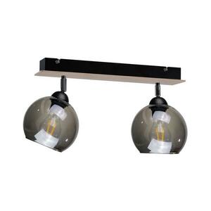 Keter Lighting Spotlámpa UNO WOOD 2xE27/60W/230V fekete/barna kép
