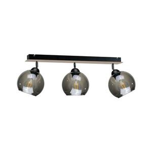 Keter Lighting Spotlámpa UNO WOOD 3xE27/60W/230V fekete/barna kép