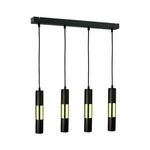 Csillár zsinóron MAGNUMA 4xGU10/50W/230V fekete/arany kép
